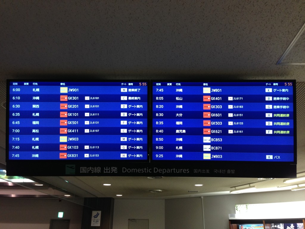 JET STAR 時刻表