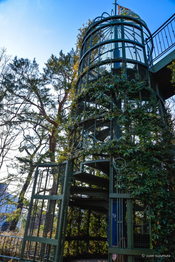 螺旋階段　ジブリ美術館